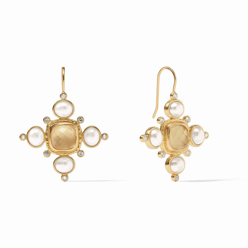 Tudor Earrings - Iridescent Champagne-Julie Vos-Renee Taylor Gallery