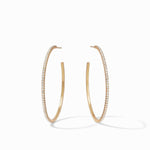 Windsor Hoop Earrings - Cubic Zirconia-Julie Vos-Renee Taylor Gallery