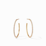 Windsor Hoop Earrings - Cubic Zirconia-Julie Vos-Renee Taylor Gallery