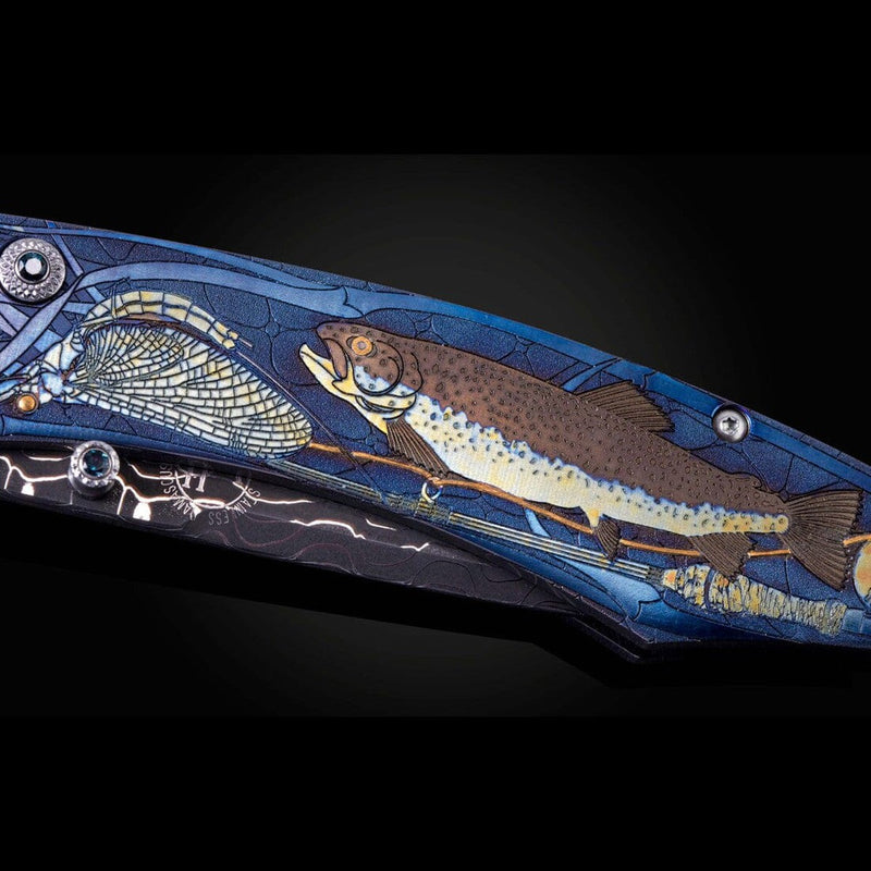 Spearpoint Trout Fishing II Limited Edition - B12 TROUT FISHING II-William Henry-Renee Taylor Gallery