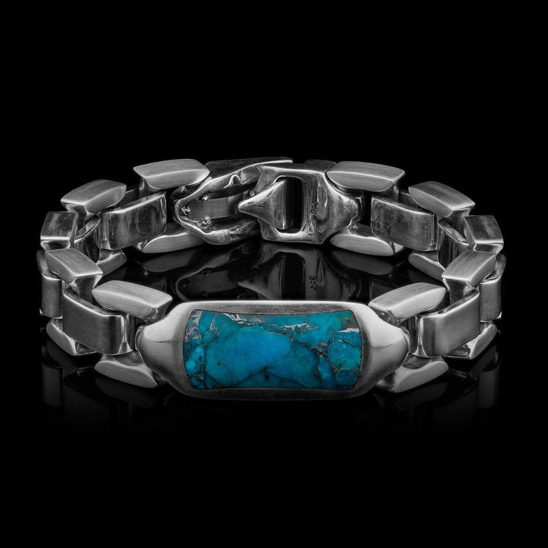 Men's Turquoise Identity Bracelet - BR24 TQ-William Henry-Renee Taylor Gallery