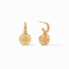 Fleur-de-Lis Hoop & Charm Reversible Earrings - Shell Pearl-Julie Vos-Renee Taylor Gallery