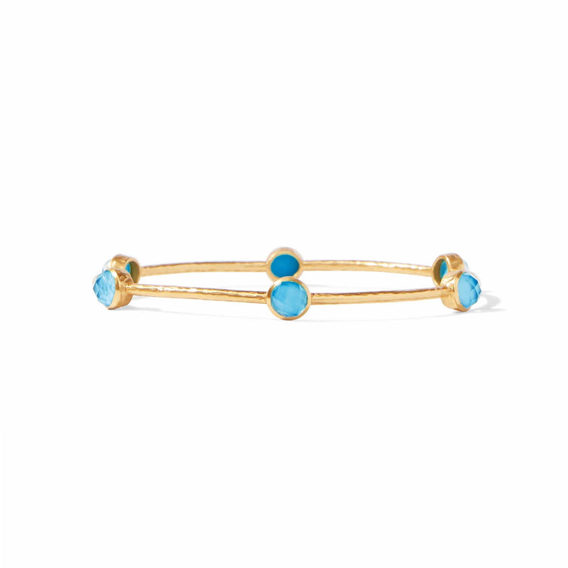 Milano Luxe Bangle - Iridescent Pacific Blue-Julie Vos-Renee Taylor Gallery