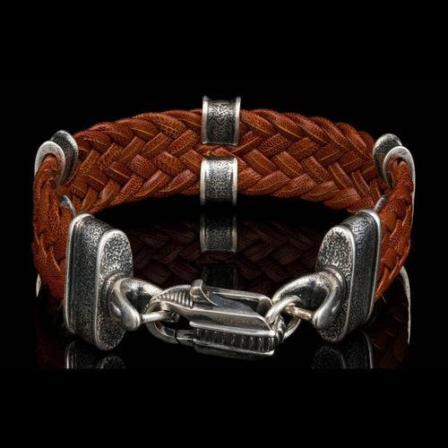 Men's Tilt Brown Bracelet - LB11 S BRN-William Henry-Renee Taylor Gallery