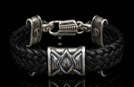 Men's Rhomb Black Bracelet - LB9 S BLK-William Henry-Renee Taylor Gallery