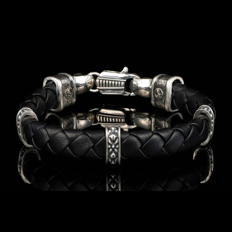 Men's Norn Black Bracelet - LB14 S BLK-William Henry-Renee Taylor Gallery