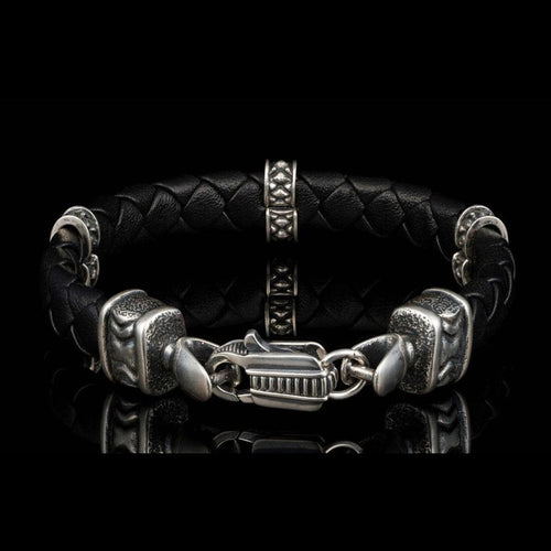 Men's Norn Black Bracelet - LB14 S BLK-William Henry-Renee Taylor Gallery