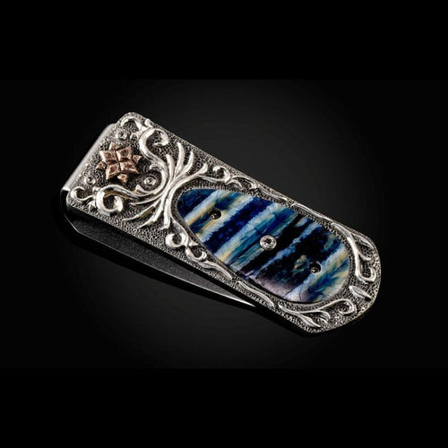 Zurich Blue Water Limited Edition Money Clip - M3 BLUE WATER-William Henry-Renee Taylor Gallery