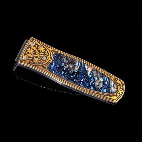 Pharaoh Cobalt Limited Edition Money Clip - M4 COBALT-William Henry-Renee Taylor Gallery