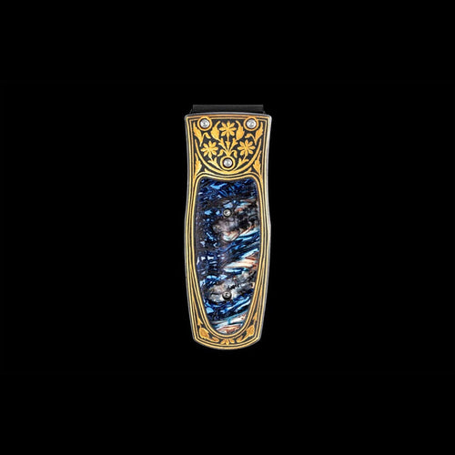 Pharaoh Cobalt Limited Edition Money Clip - M4 COBALT-William Henry-Renee Taylor Gallery