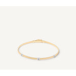 18K Yellow Gold Small Stackable Bracelet With Diamonds - SG730 B1 YW M5-Marco Bicego-Renee Taylor Gallery