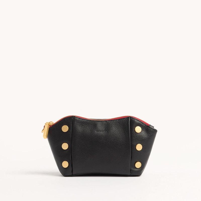 PAUL POCKET - Black Press/Brushed Gold Red Zip-Hammitt-Renee Taylor Gallery