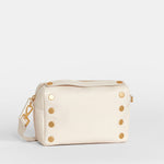 EVAN CROSSBODY SML - Calla Lily White/Brushed Gold-Hammitt-Renee Taylor Gallery