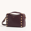 EVAN CROSSBODY MED - Cabernet Pebble/Brushed Gold-Hammitt-Renee Taylor Gallery