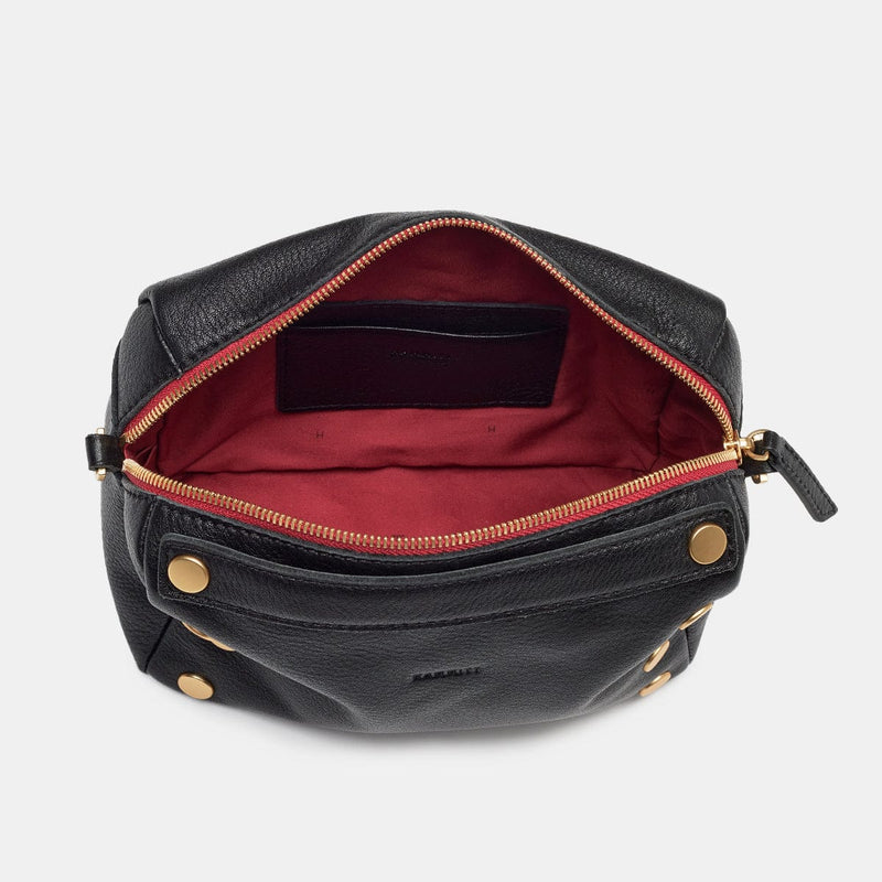 EVAN CROSSBODY SML - Black/Brushed Gold Red Zip-Hammitt-Renee Taylor Gallery