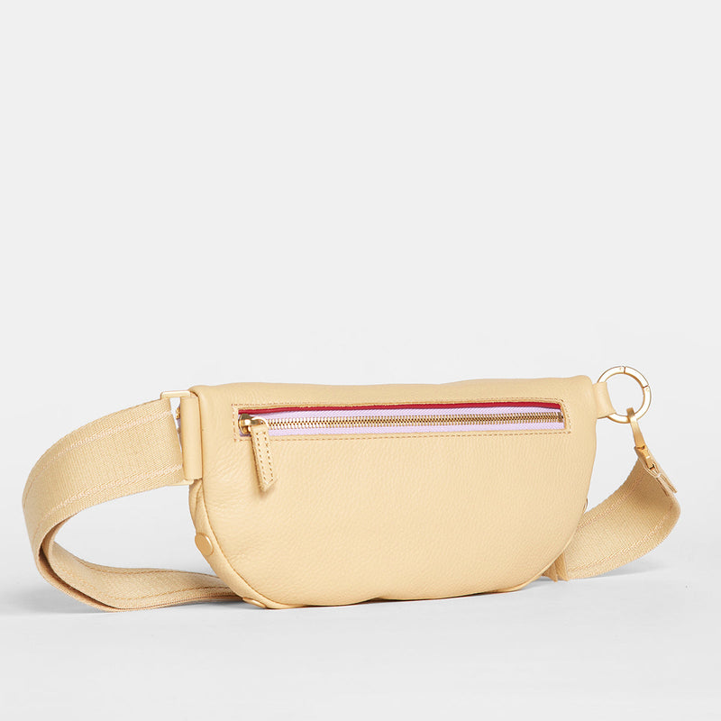 CHARLES CROSSBODY MED - Sandcastle/Brushed Gold/Lilac Zipper-Hammitt-Renee Taylor Gallery