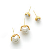 Penelope Stud Earrings - Pearl-Julie Vos-Renee Taylor Gallery