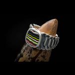 Men's Echelon Fordite Ring - Ring 7 FD-William Henry-Renee Taylor Gallery