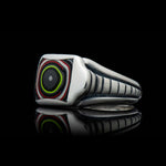 Men's Sleek Fordite Ring - Ring 8 FD-William Henry-Renee Taylor Gallery