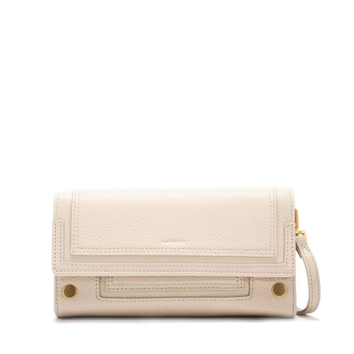 AJ CROSSBODY CLUTCH - Chateau Cream/Brushed Gold-Hammitt-Renee Taylor Gallery