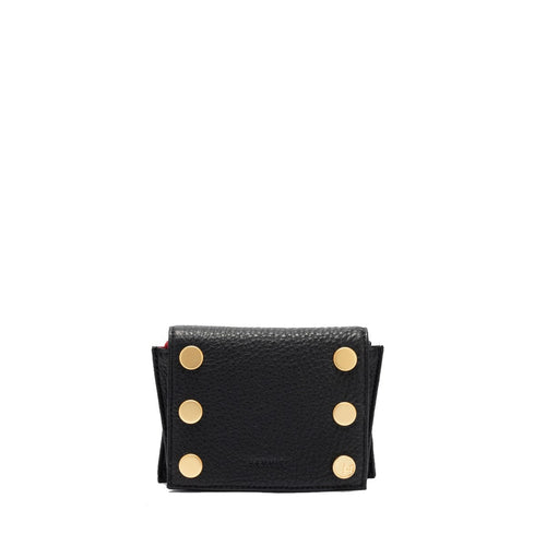 ALLEN WALLET - Black/Brushed Gold Red Zip-Hammitt-Renee Taylor Gallery