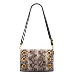 MONTANA CLUTCH SML - Contrast Snake/Brushed Gold-Hammitt-Renee Taylor Gallery