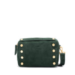 EVAN CROSSBODY SML - Green Room Suede/Brushed Gold-Hammitt-Renee Taylor Gallery