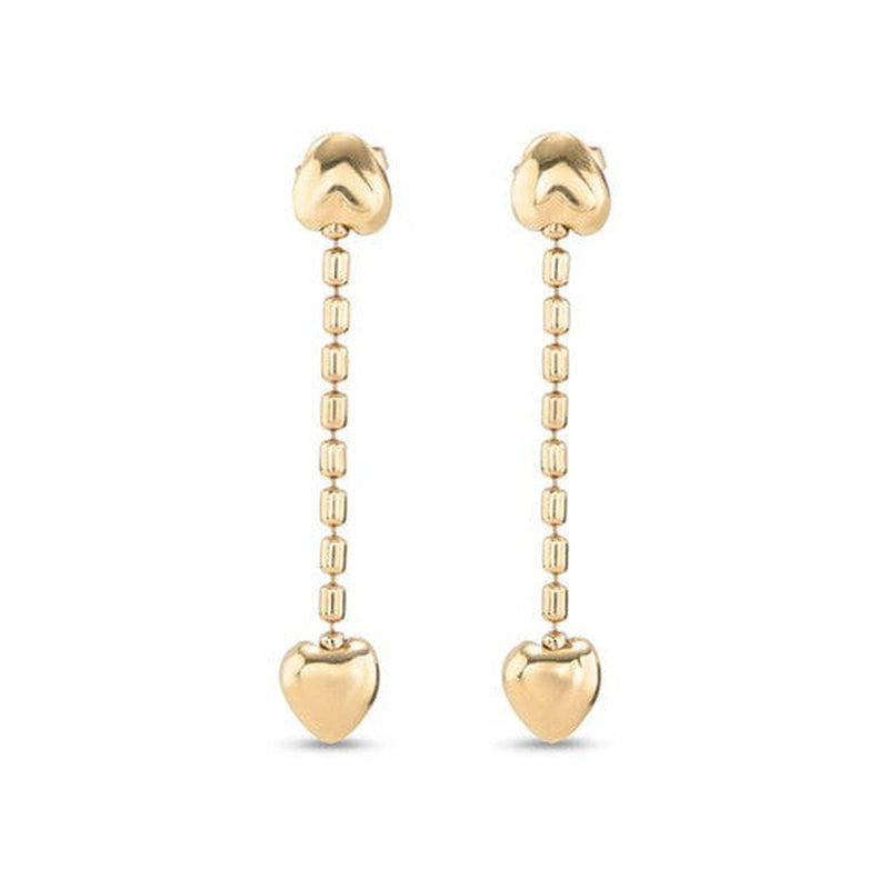 Cupido 18K Gold Plated Earrings - PEN0935ORO0000U-UNO de 50-Renee Taylor Gallery