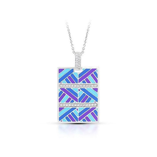 Laguna Blue & Purple Pendant-Belle Etoile-Renee Taylor Gallery