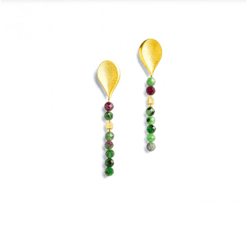 Aquelli Ruby Zoisite Earrings - 15534086-Bernd Wolf-Renee Taylor Gallery