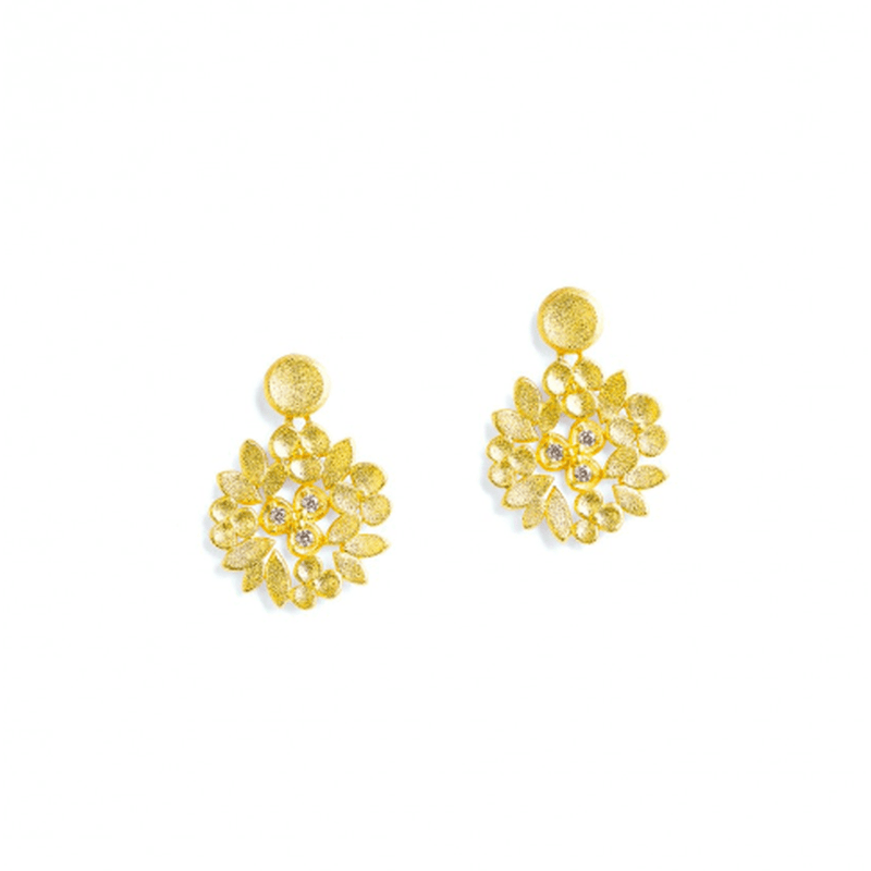 Liandra Zirconia Earrings - 15702156-Bernd Wolf-Renee Taylor Gallery