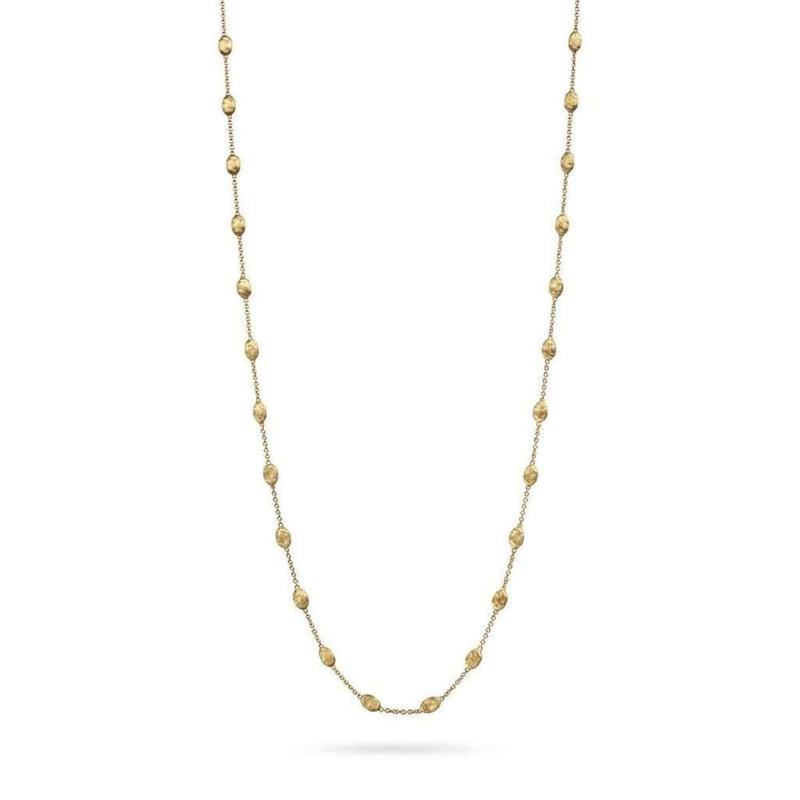 18K Siviglia Small Bead Necklace - CB1055 Y 39.25"-Marco Bicego-Renee Taylor Gallery