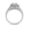 18K White Gold Round Diamonds Ring - MR2610-W-Simon G.-Renee Taylor Gallery