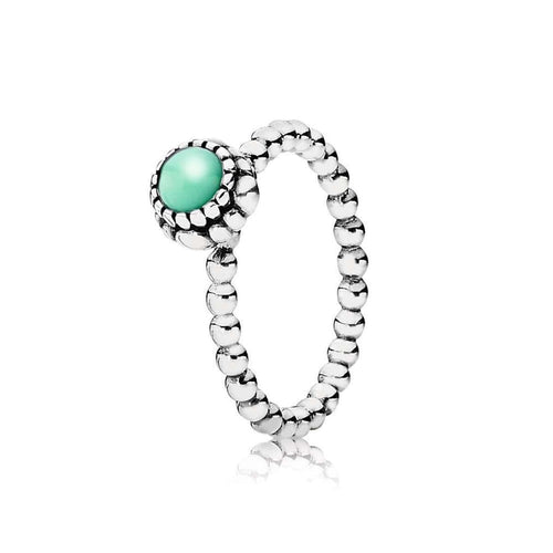 Birthday Blooms May Chrysoprase Ring - 190854CH-Pandora-Renee Taylor Gallery