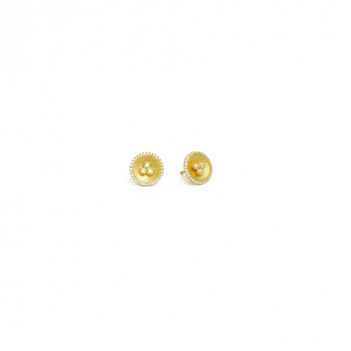 Lisca Zirconia Stud Earrings - 19801156-Bernd Wolf-Renee Taylor Gallery