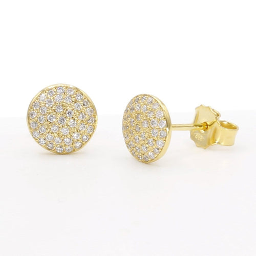 Marika 14k Gold & Diamond Earrings - M5795-Marika-Renee Taylor Gallery