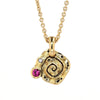 18K Flora Ruby & Diamond Pendant - M-106S-Ruby-Alex Sepkus-Renee Taylor Gallery