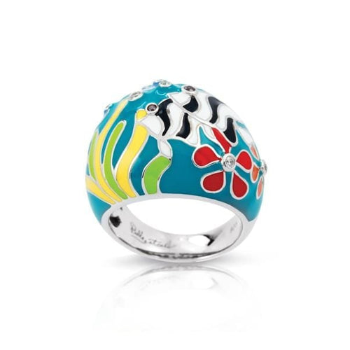 Angelfish Teal Ring-Belle Etoile-Renee Taylor Gallery