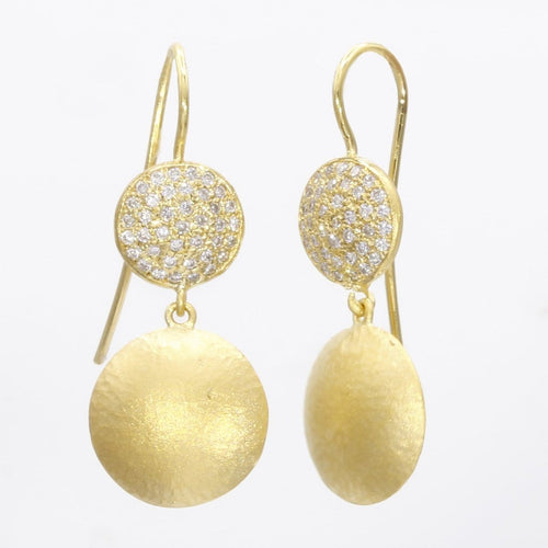 Marika 14k Gold & Diamond Earrings - M5754-Marika-Renee Taylor Gallery