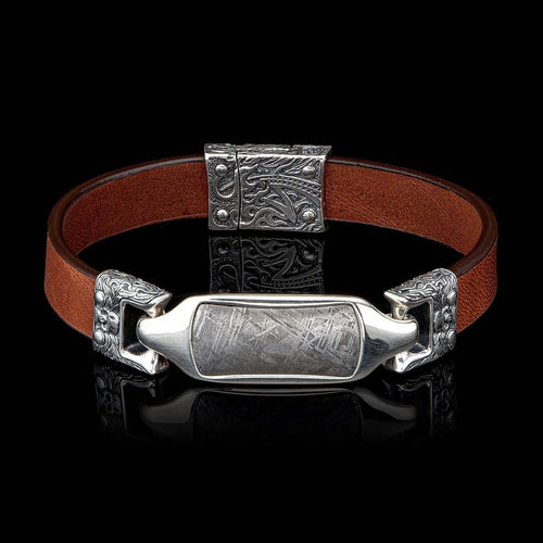 Men's Layla Meteorite Bracelet - LC193 RRMET BRN-William Henry-Renee Taylor Gallery