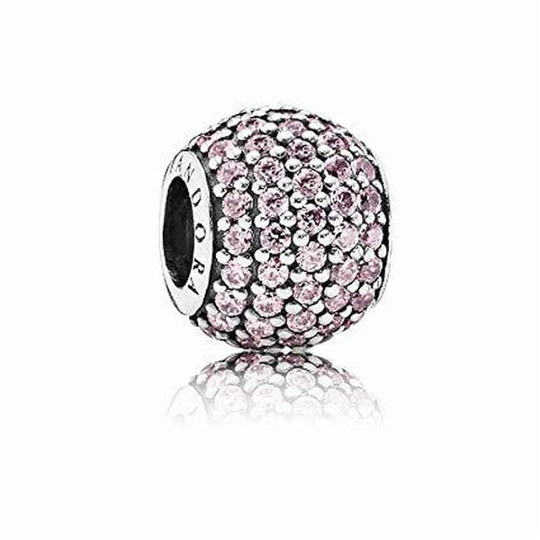 Pave Lights Pink Cubic Zirconia Charm - 791051PCZ - Pandora