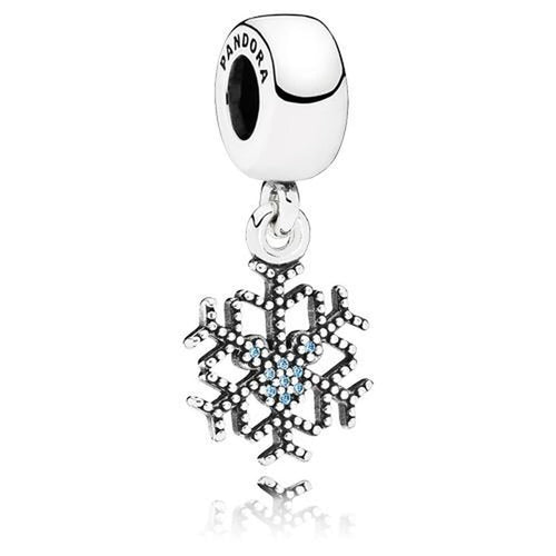 Disney Mickey's Sparkling Snowflake Charm - 791467CFL-Pandora-Renee Taylor Gallery