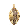 18K Leaf Pendant - M-141-Alex Sepkus-Renee Taylor Gallery