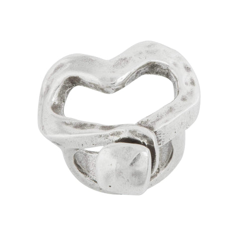 Nailed Heart Ring - ANI0265MTL000-UNO de 50-Renee Taylor Gallery