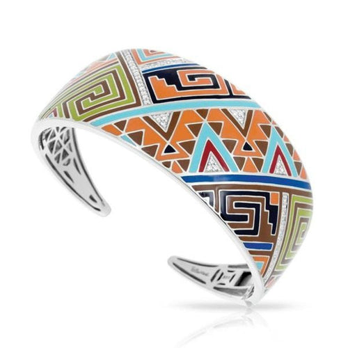 Sedona Orange Bangle-Belle Etoile-Renee Taylor Gallery