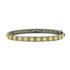 Signature Studded Eternity Hinge Bangle - YRZB0800B-HG-Freida Rothman-Renee Taylor Gallery