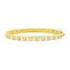 Signature Studded Eternity Hinge Bangle - YRZB0800B-HG-Freida Rothman-Renee Taylor Gallery