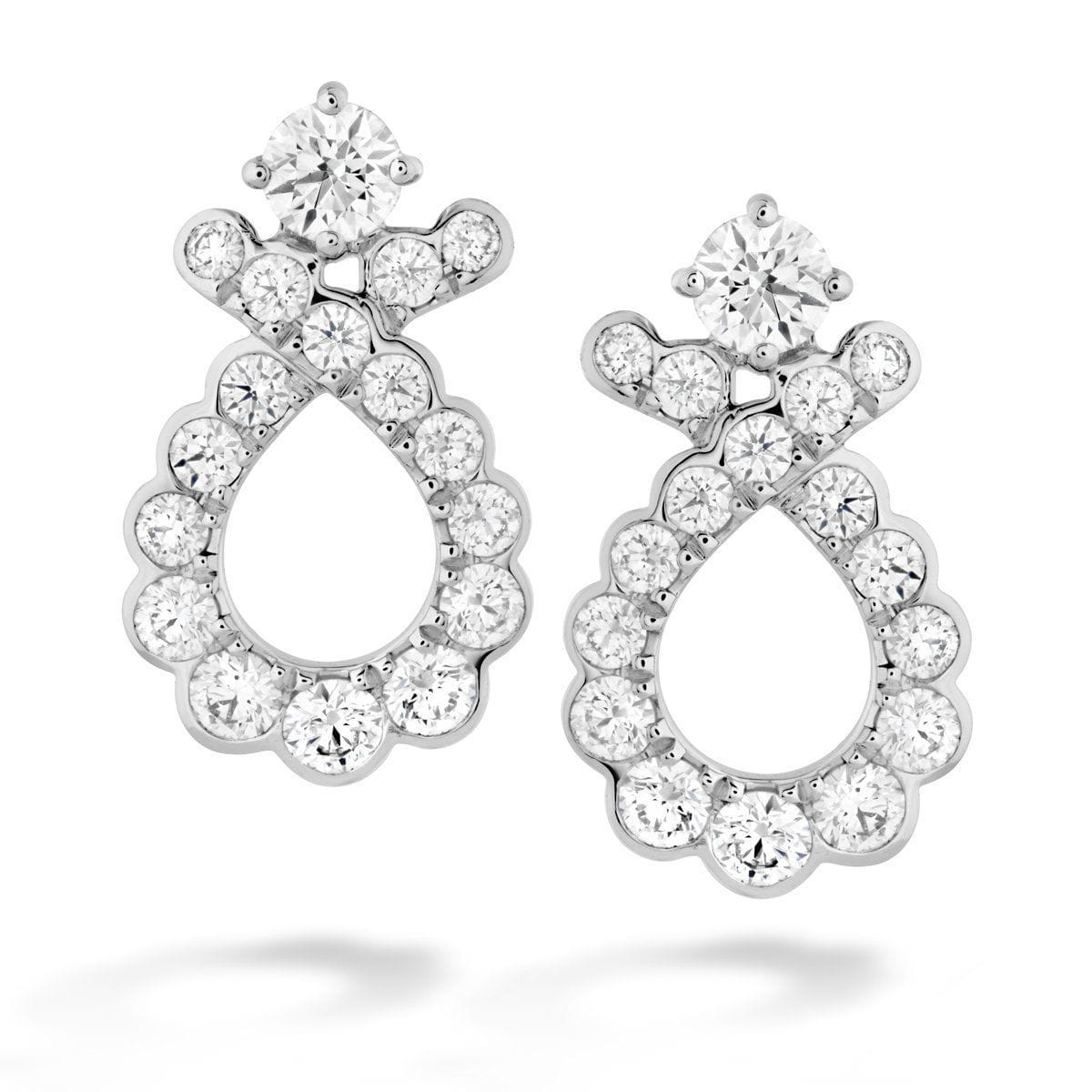 0.34 ctw. Tessa Navette Earrings in 18K Rose Gold | Grand Jewelers