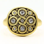 18K Celtic Spring Diamond Ring - R-161D-Alex Sepkus-Renee Taylor Gallery