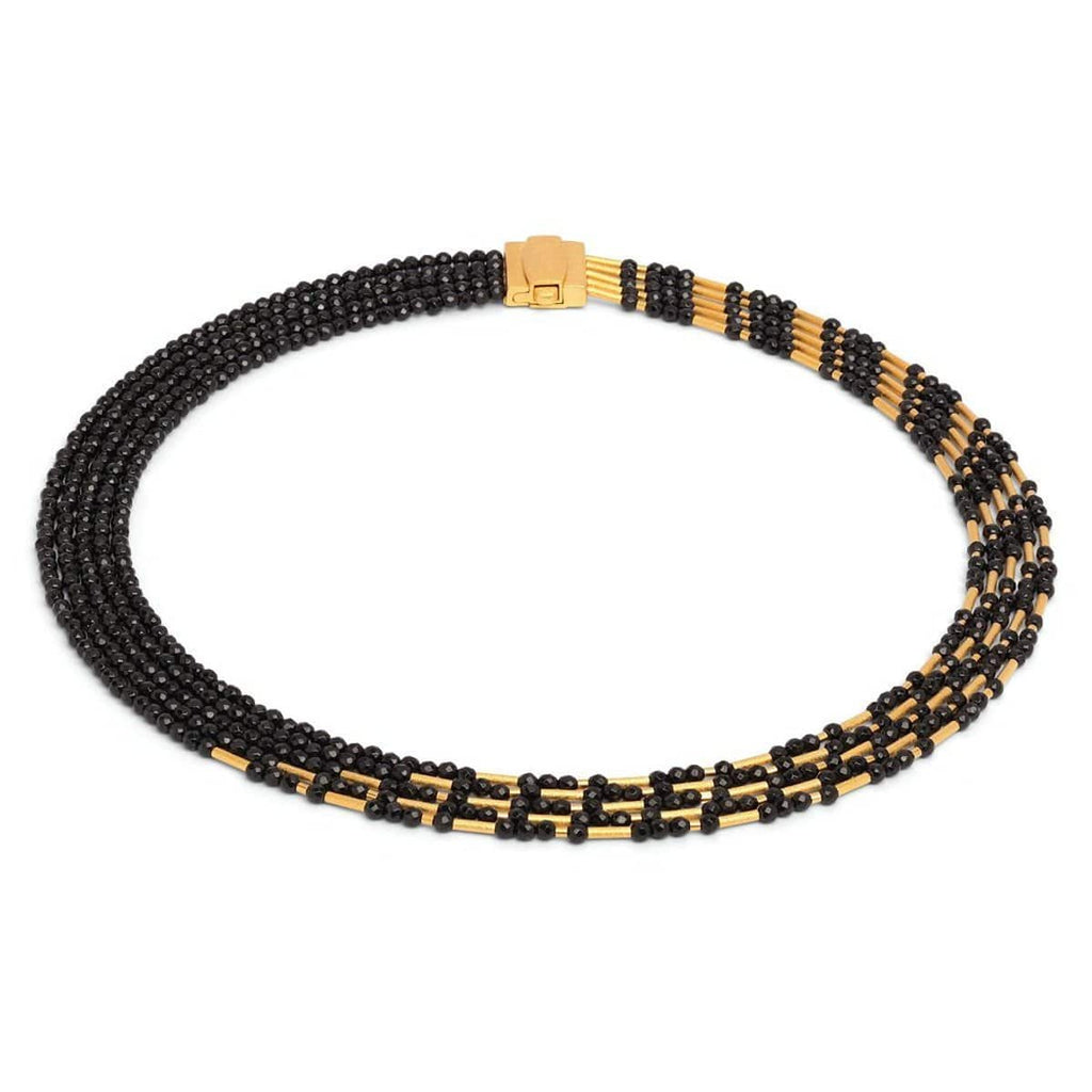 Cleopatra Black Spinel Necklace - 84014496 - Bernd Wolf